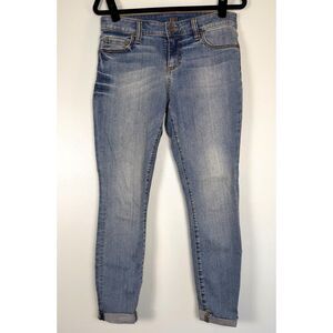 KUT From The Kloth Jeans Womens 4 Ankle Skinny Light Wash Stretch Denim